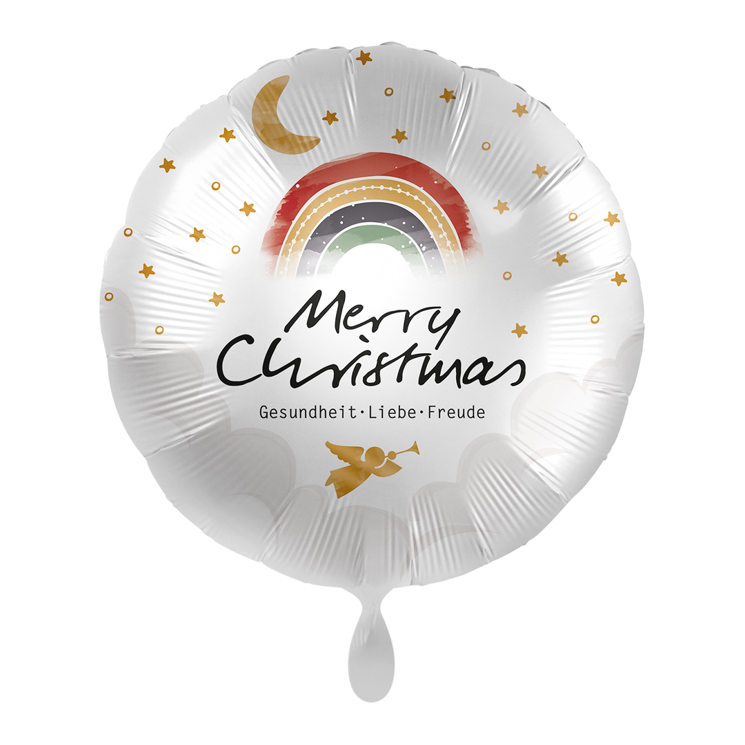 Folienballon - Weihnachten - 43cm- MErrxy Christmas - Gesundheit, Liebe und Freude 