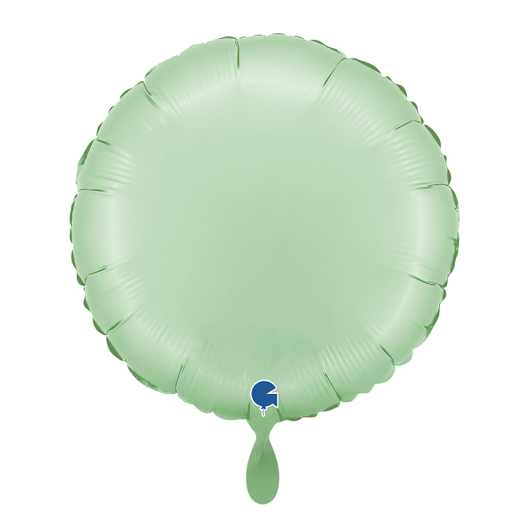 Folienballon rund Satin Mint