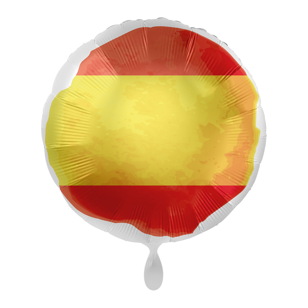 Folienballons in den Nationalflaggen unterschiedlicher Länder. Verschenken Sie den Ballon für Familienangehörige die nach Hause kommen oder in ein anderes Land reisen. Aber auch bei Sportveranstaltungen, Geburtstagen und vielen weiteren Anlässen.Der Ballon hat ein Automatikschließventil und kann mehrfach mit Helium oder Luft gefüllt werden. Spanien&nbsp;