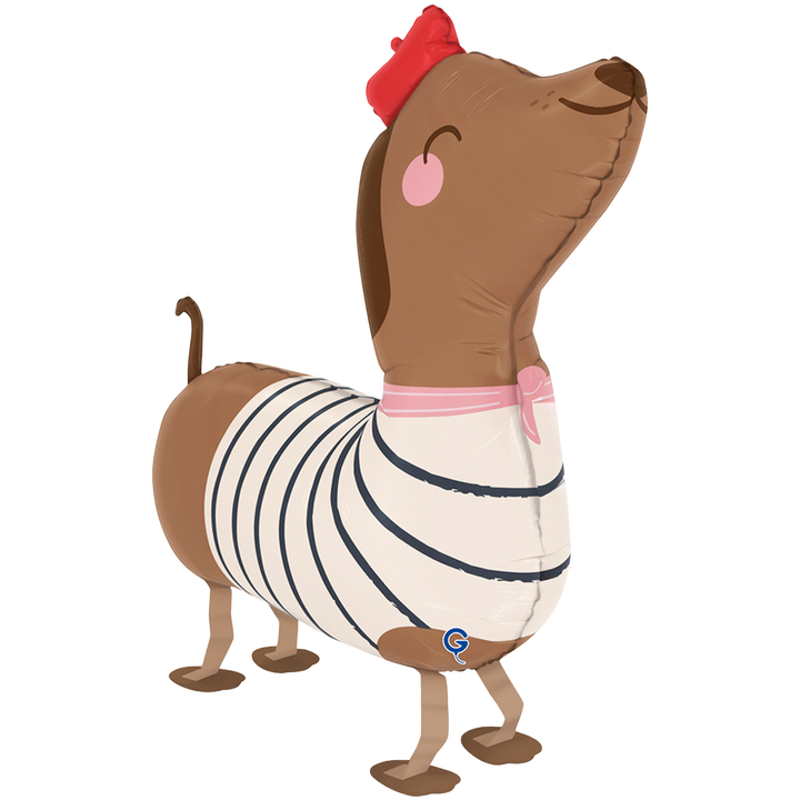 Walking Balloon Hund 70 cm – Laufender Helium Ballon Kindergeburtstag – Tierballon