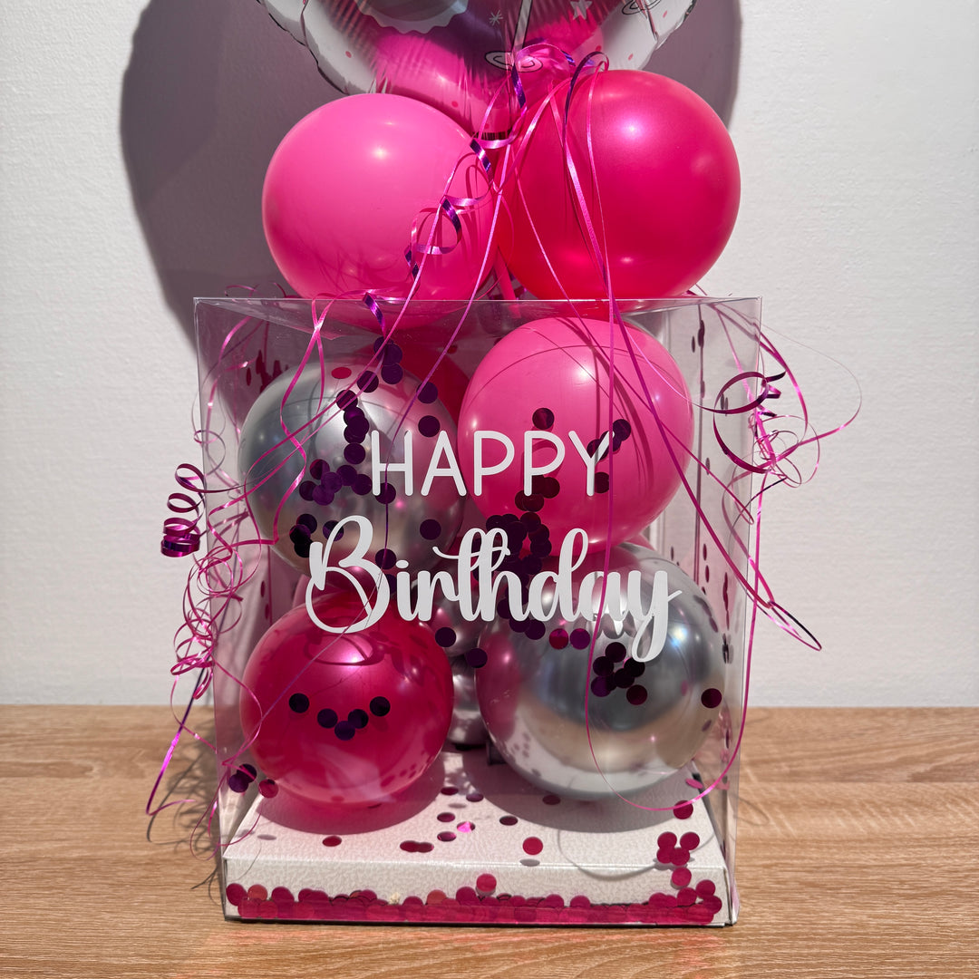 Geldgeschenk Geburtstag für Freundin – Secco Princess Ballonbox