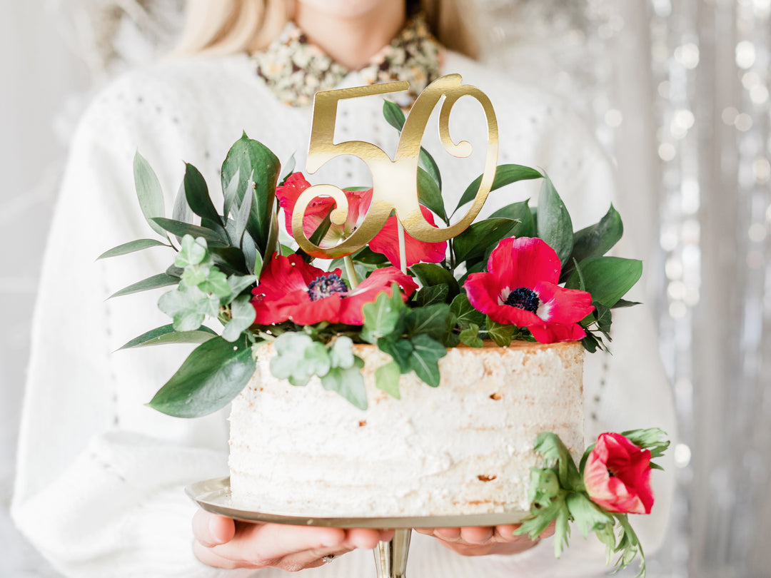 Caketopper 50 Gold