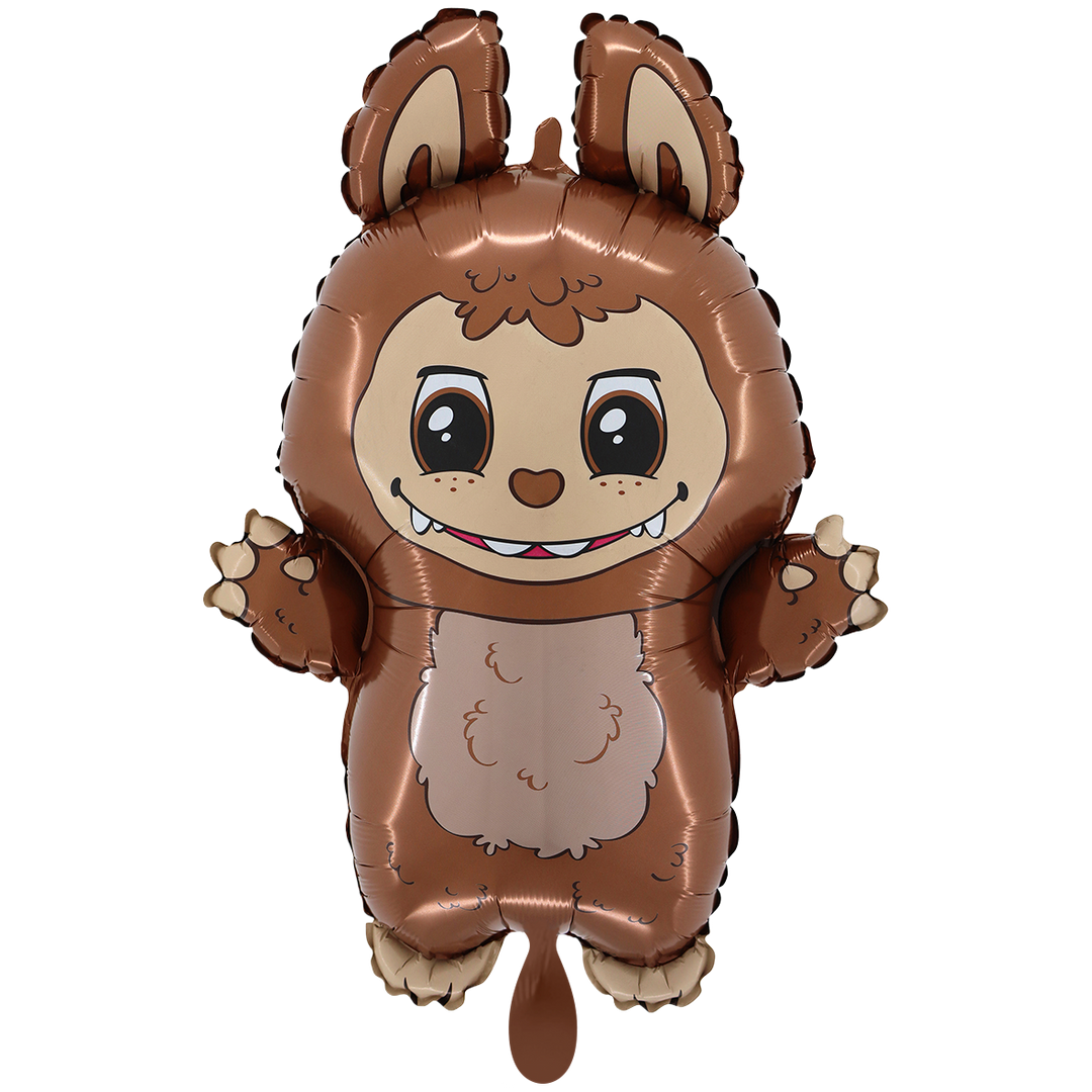 Labubu Ballon braun