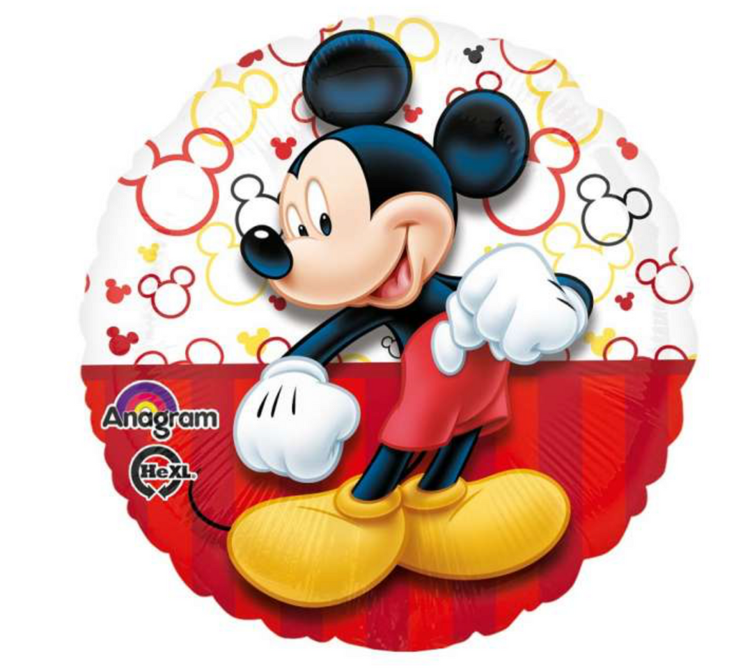 Mickey Mouse Folienballon 43 cm – Disney Kindergeburtstag Partyballon