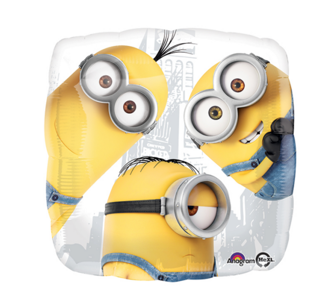 Minions Folienballon 43 cm – gelber Partyballon mit den Minions