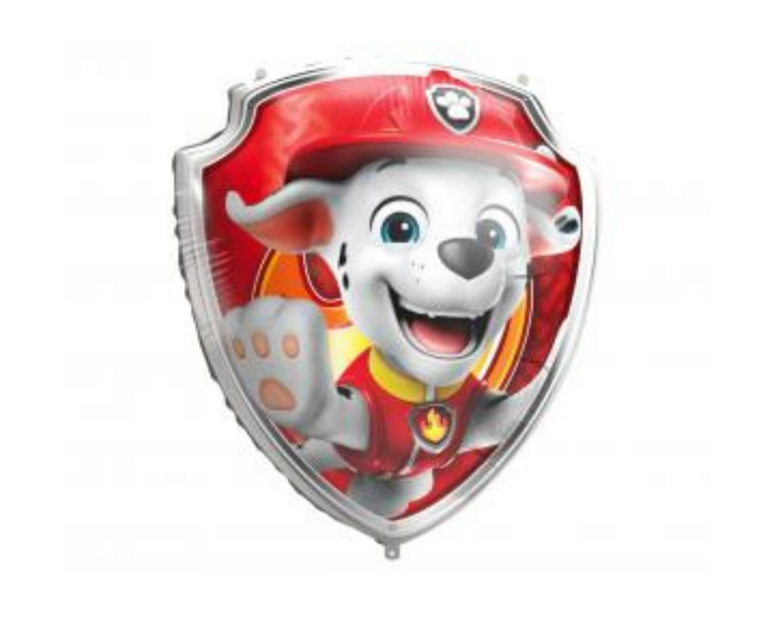 Paw Patrol Marshall Folienballon 68x75 cm Schild Kindergeburtstag Helium HeyBalloon Viersen