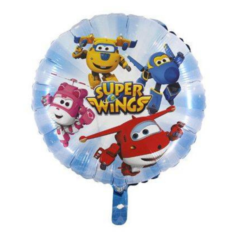 Super Wings Geburtstagsballon – Folienballon 43 cm
