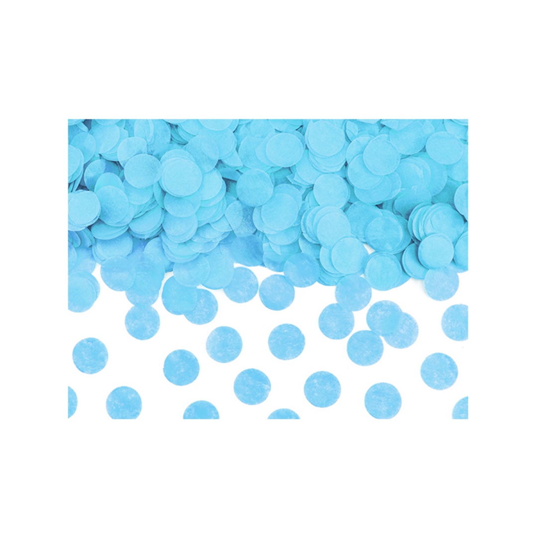 Konfettikanone XL - 60cm - Ready to Pop - Hellblau - Gender Reveal
