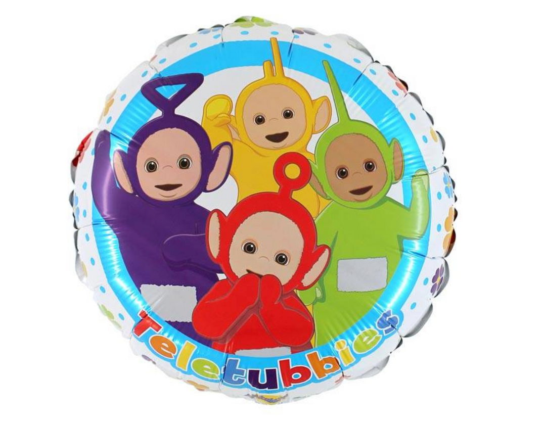 Teletubbies Folienballon 43 cm mit Tinky Winky, Dipsy, Laa-Laa und Po