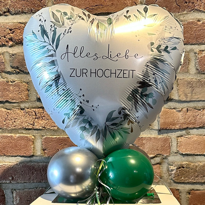 Ballonbox Hochzeit - Geldgeschenk -  "Alles Liebe zur Hochzeit II"