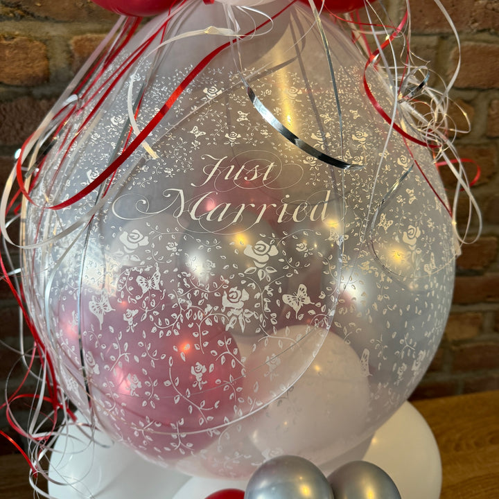 Verpackungsballon "Just Married"