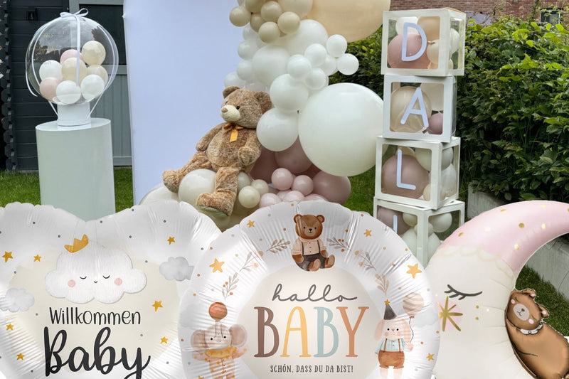 Babyshower & Babyparty – Ballons & Dekoration zur Geburt | HeyBalloon