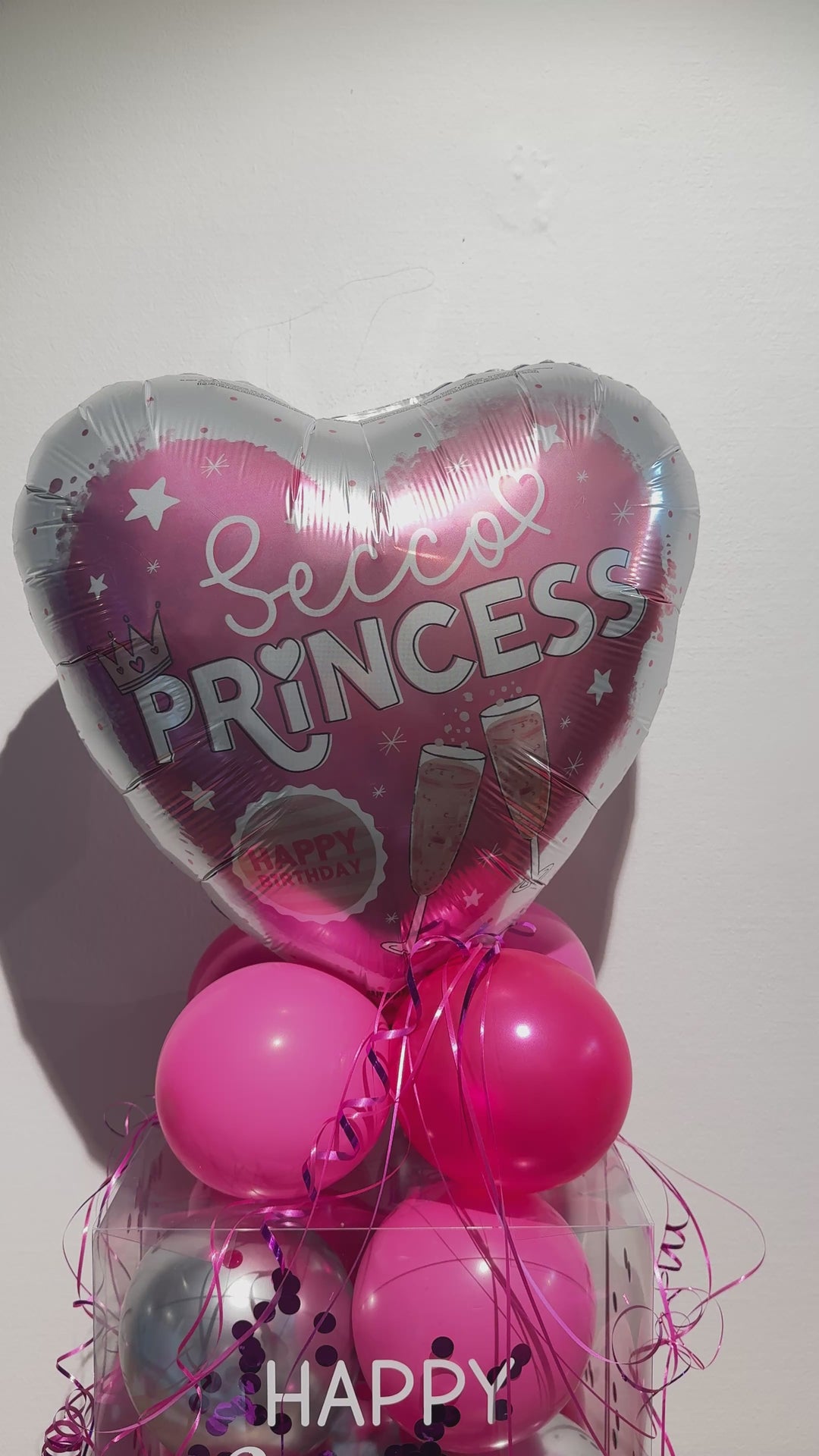 DIY Ballonbox als Geldgeschenk zum Geburtstag für Freundin oder beste Freundin – Aufbau mit Secco Princess Ballon